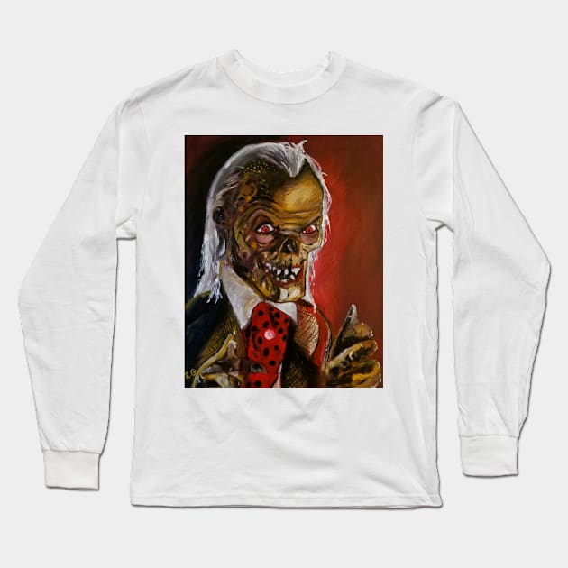 The Crypt Keeper Long Sleeve T-Shirt by RG Illustration